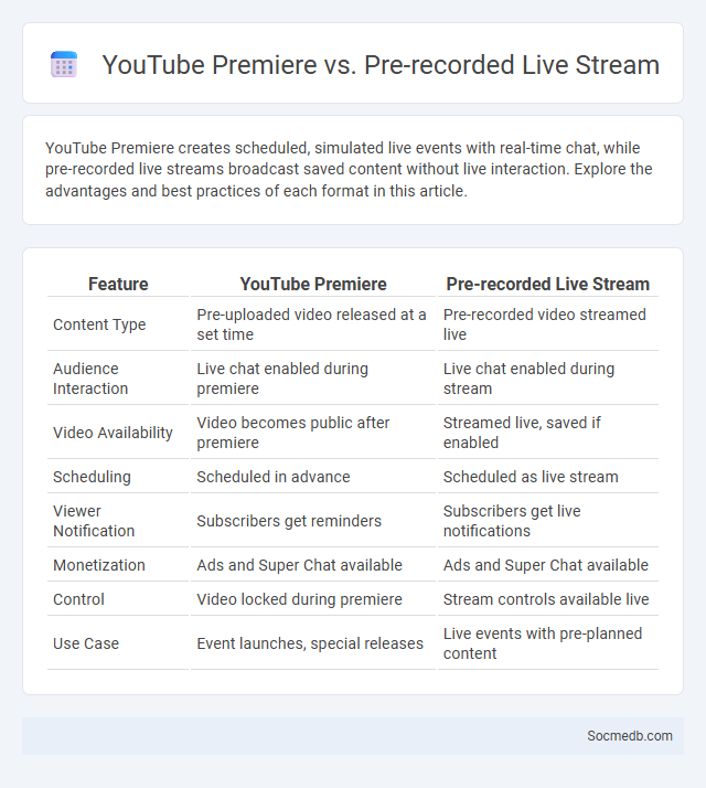 YouTube Premiere vs. Pre-recorded Live Stream - What is The Difference?