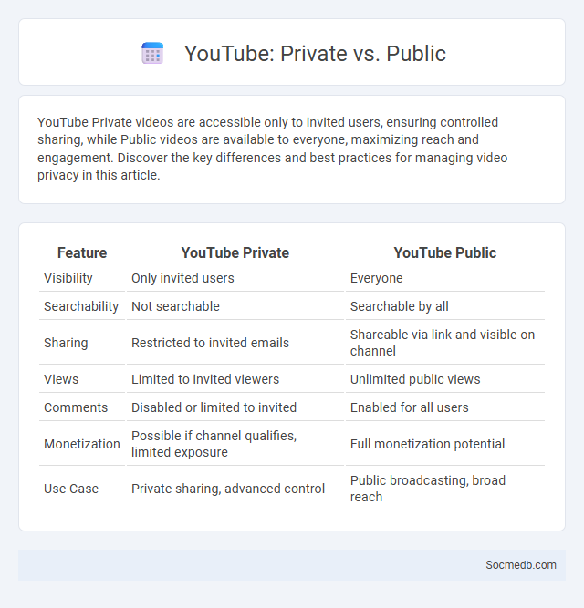 YouTube: Private vs. Public - What is The Difference?
