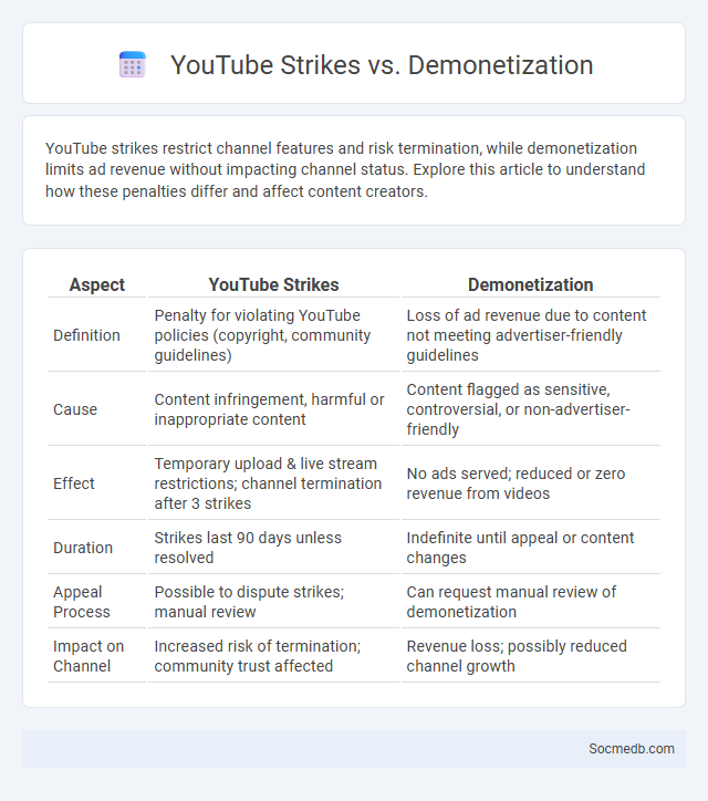 YouTube Strikes vs. Demonetization - What is The Difference?