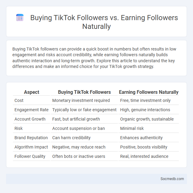 Buying TikTok Followers vs. Earning Followers Naturally - What is The Difference?