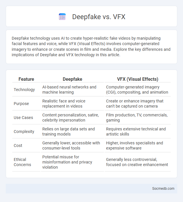 Deepfake vs. VFX - What is The Difference?