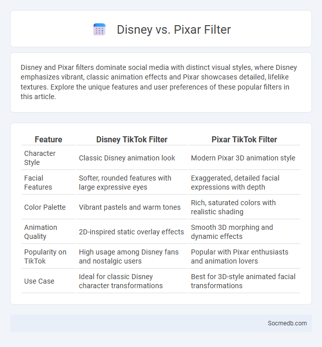 Disney vs. Pixar Filter - What is The Difference?
