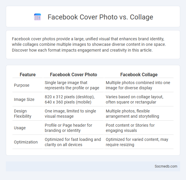 Facebook Cover Photo vs. Collage - What is The Difference?