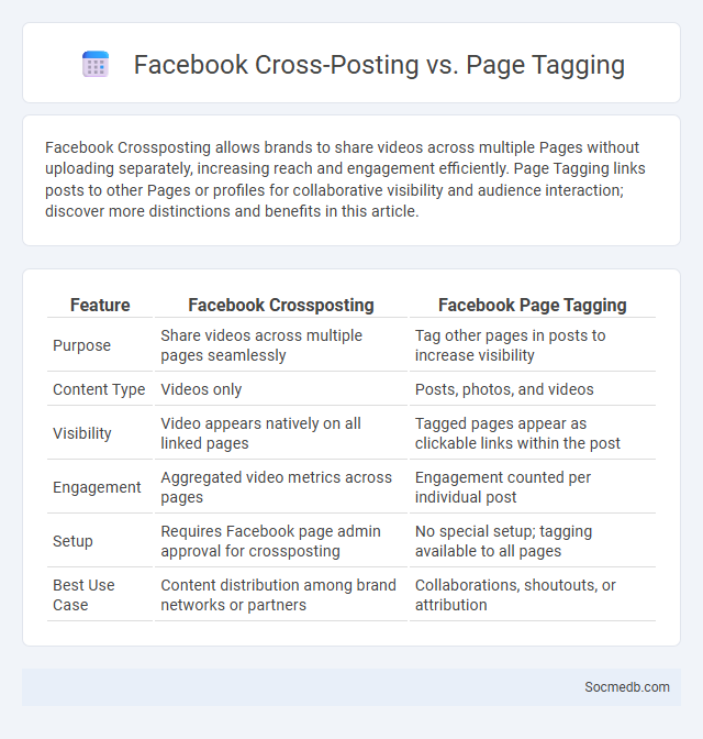 Facebook Cross-Posting vs. Page Tagging - What is The Difference?