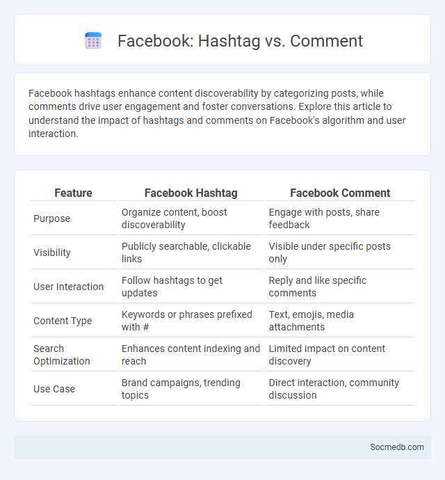 Facebook: Hashtag vs. Comment - What is The Difference?