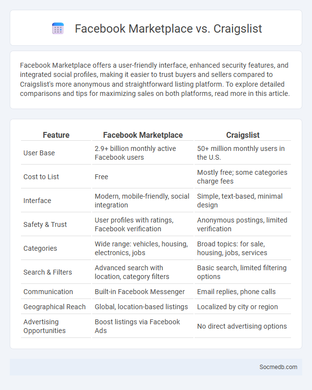 Facebook Marketplace vs. Craigslist - What is The Difference?