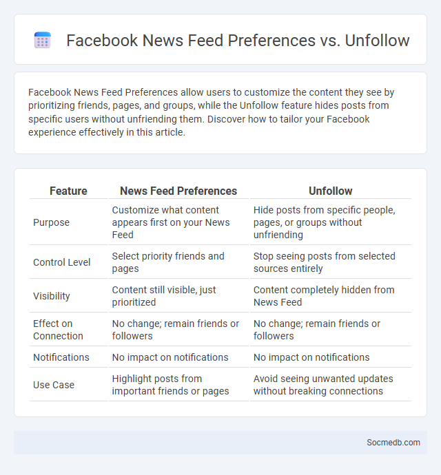 Facebook News Feed Preferences vs. Unfollow - What is The Difference?