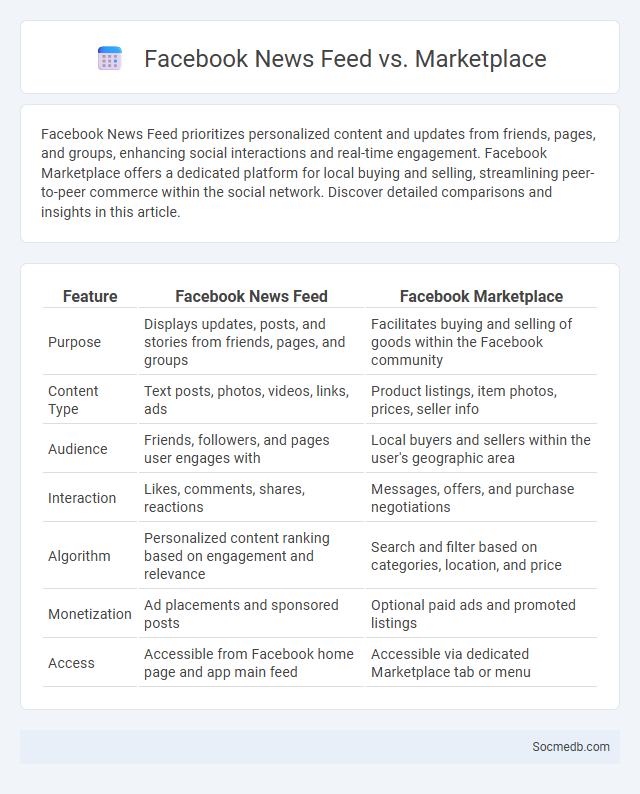 Facebook News Feed vs. Marketplace - What is The Difference?