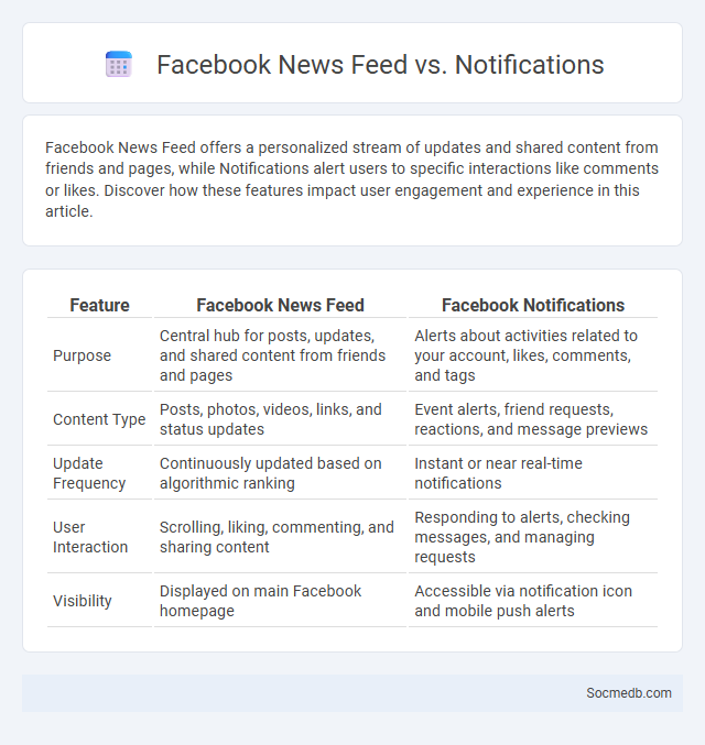 Facebook News Feed vs. Notifications - What is The Difference?