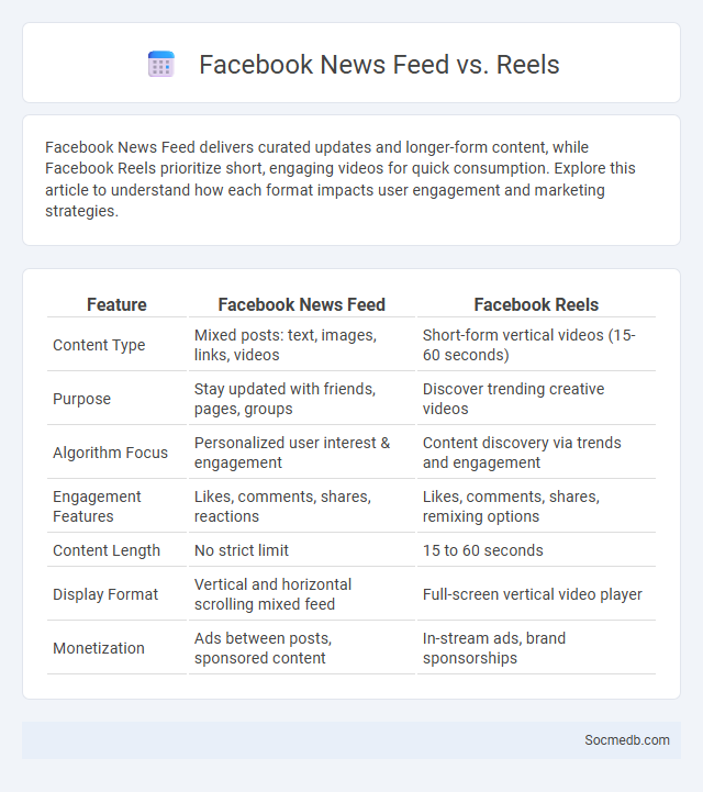 Facebook News Feed vs. Reels - What is The Difference?