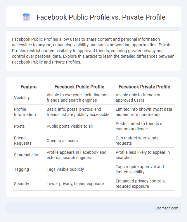 Facebook Public Profile vs. Private Profile - What is The Difference?