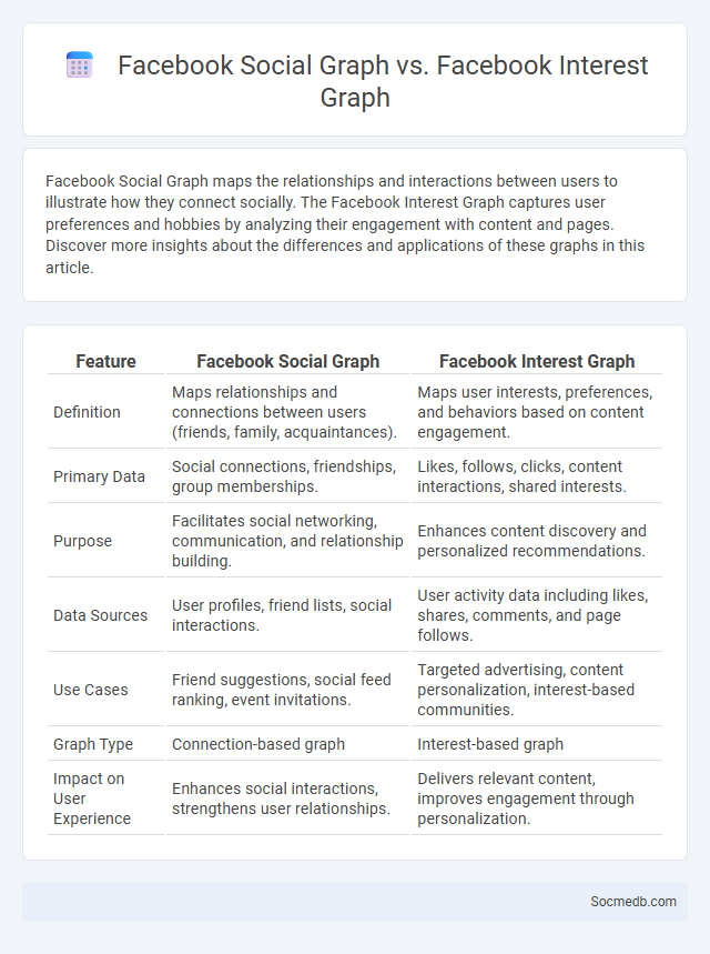 Facebook Social Graph vs. Facebook Interest Graph - What is The Difference?