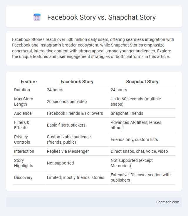 Facebook Story vs. Snapchat Story - What is The Difference?