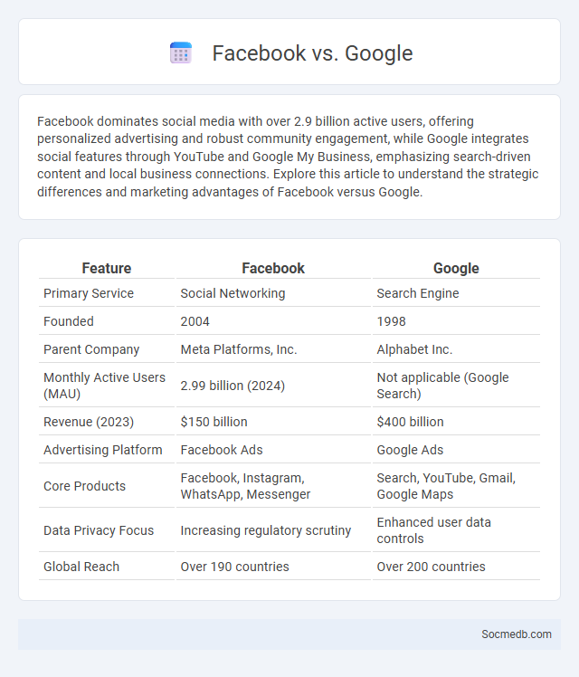 Facebook vs. Google - What is The Difference?