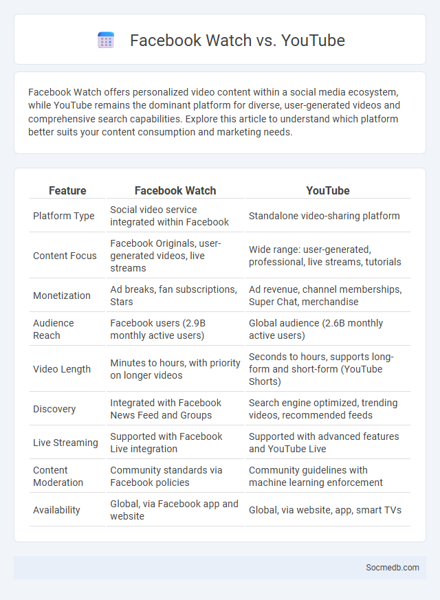Facebook Watch vs. YouTube - What is The Difference?