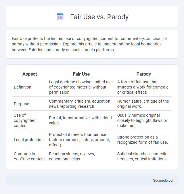Fair Use vs. Parody - What is The Difference?