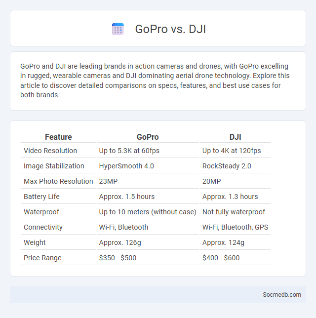 GoPro vs. DJI - What is The Difference?