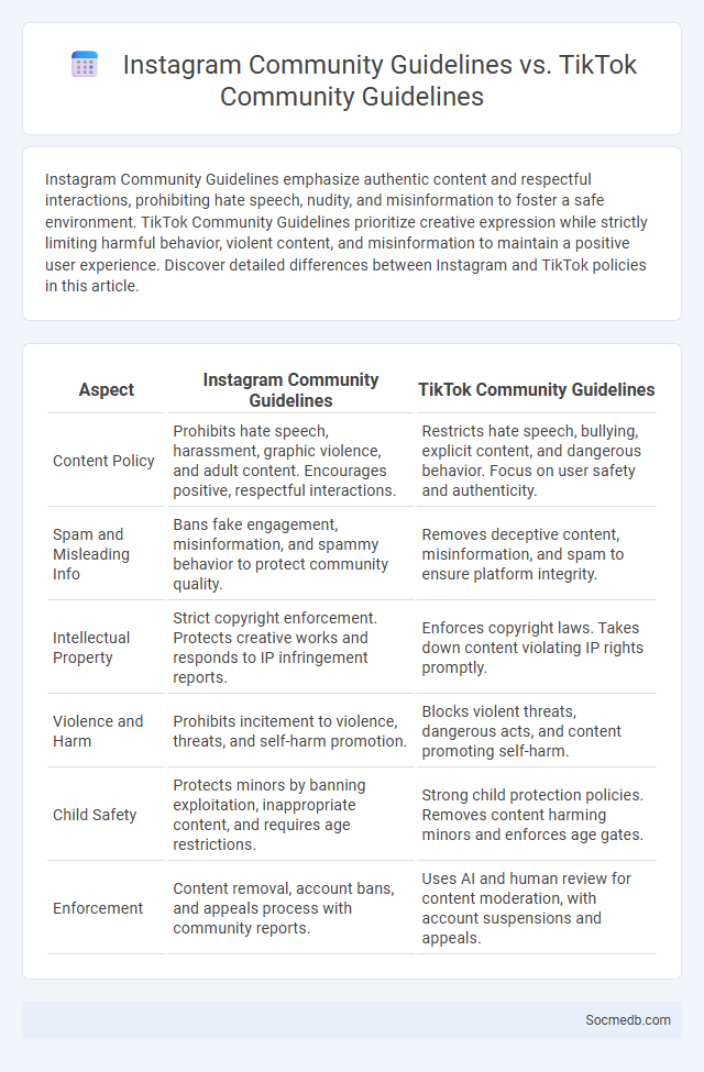 Instagram Community Guidelines vs. TikTok Community Guidelines - What is The Difference?