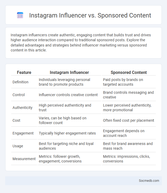 Instagram Influencer vs. Sponsored Content - What is The Difference?
