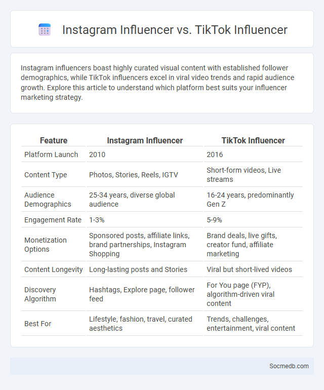 Instagram Influencer vs. TikTok Influencer - What is The Difference?