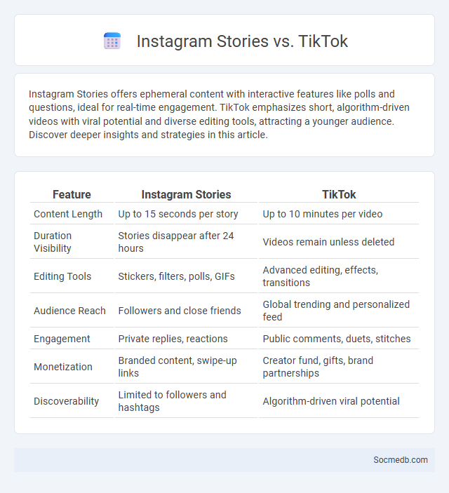 Instagram Stories vs. TikTok - What is The Difference?