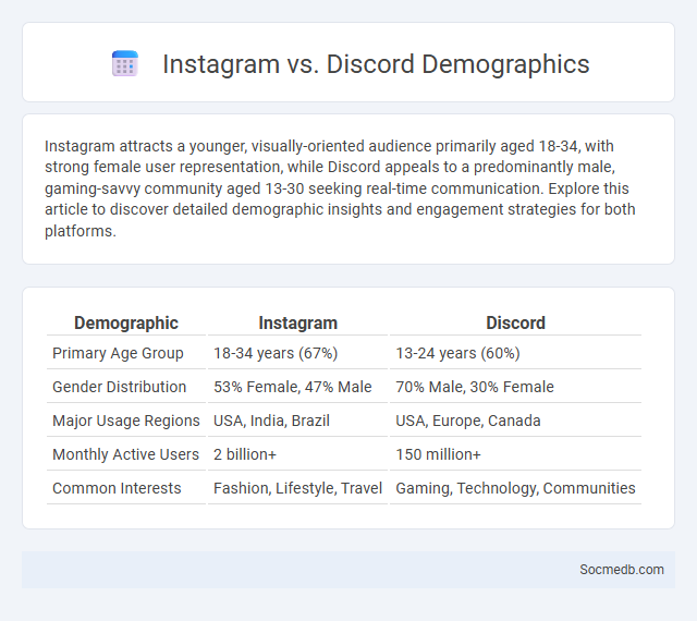 Instagram vs. Discord Demographics - What is The Difference?