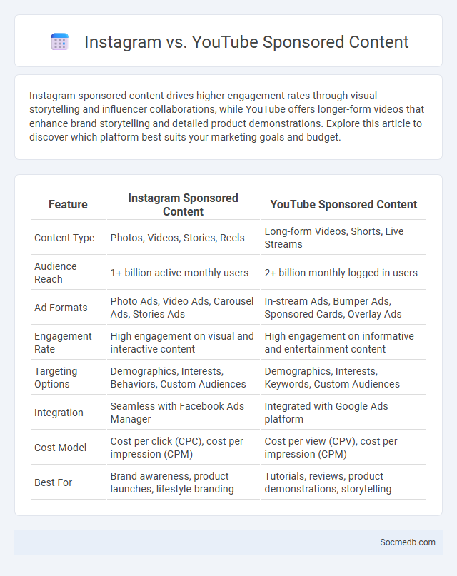 Instagram vs. YouTube Sponsored Content - What is The Difference?