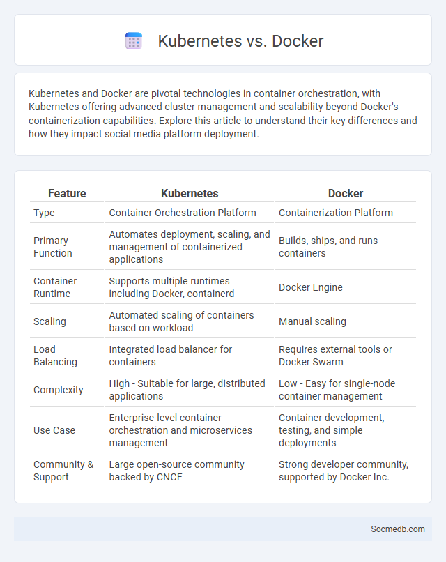 Kubernetes vs. Docker - What is The Difference?