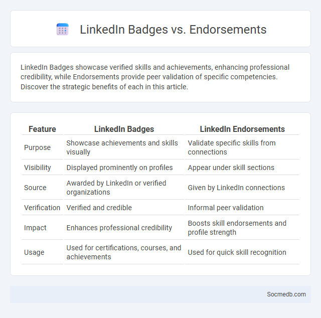 LinkedIn Badges vs. Endorsements - What is The Difference?