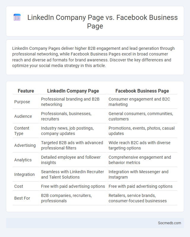 LinkedIn Company Page vs. Facebook Business Page - What is The Difference?