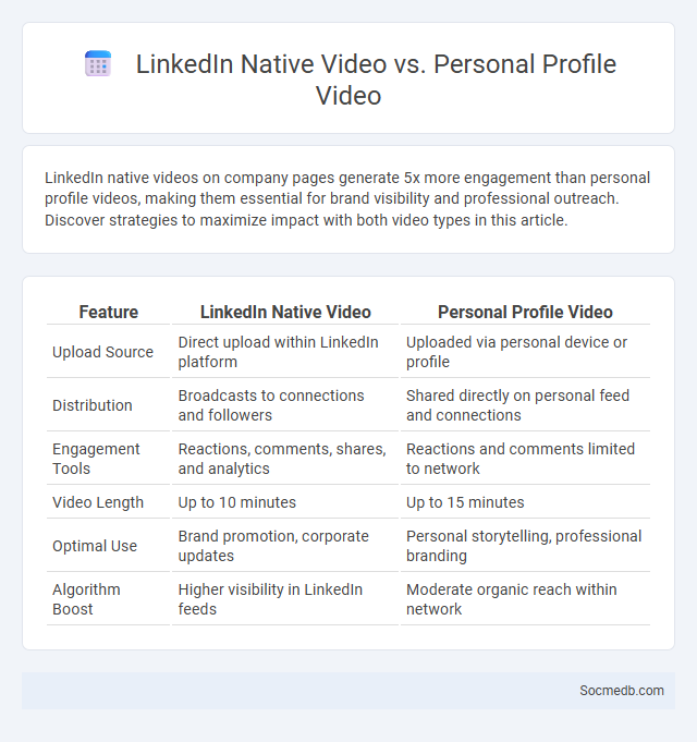 LinkedIn Native Video vs. Personal Profile Video - What is The Difference?