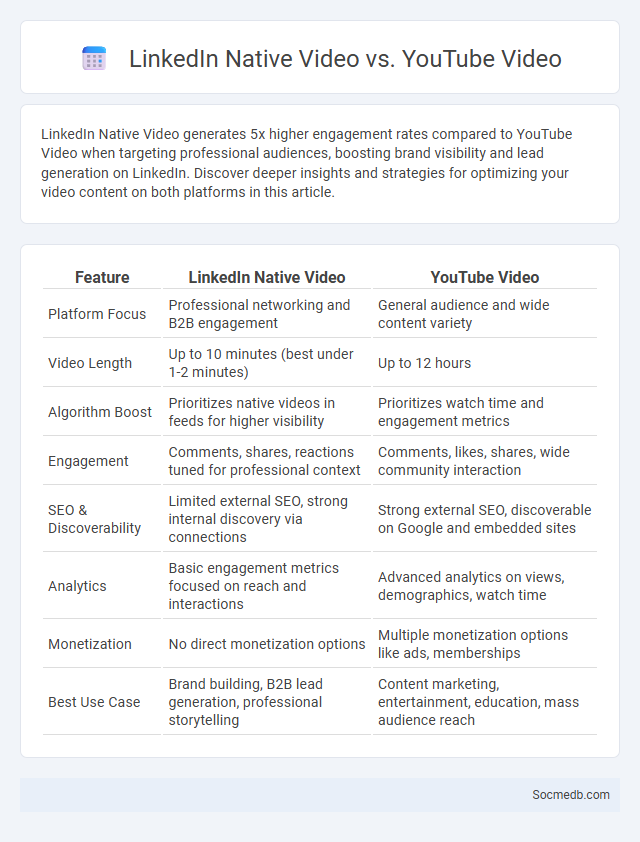 LinkedIn Native Video vs. YouTube Video - What is The Difference?