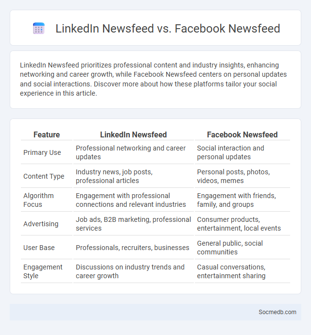 LinkedIn Newsfeed vs. Facebook Newsfeed - What is The Difference?