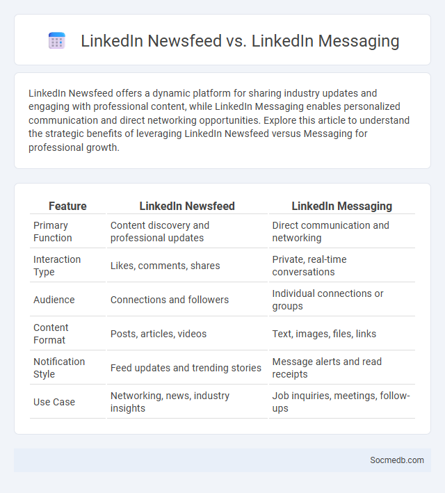 LinkedIn Newsfeed vs. LinkedIn Messaging - What is The Difference?