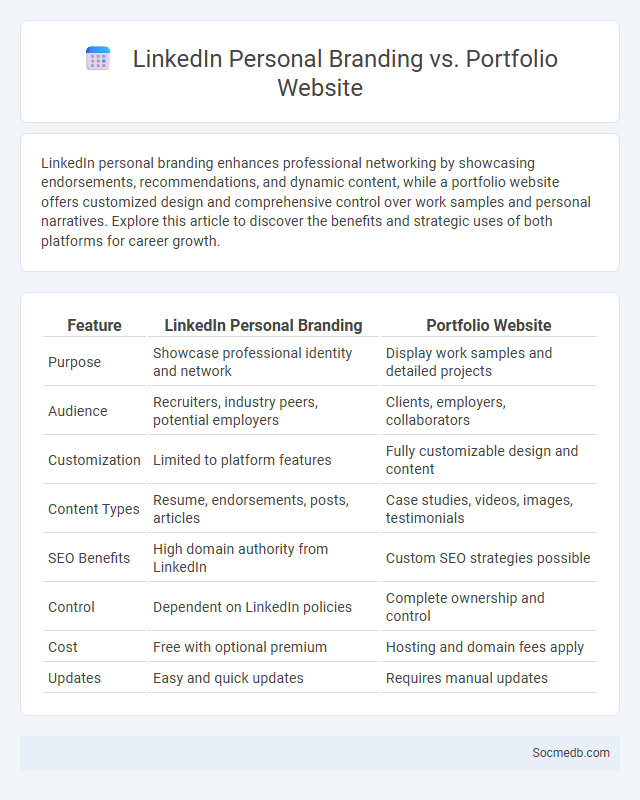 LinkedIn Personal Branding vs. Portfolio Website - What is The Difference?