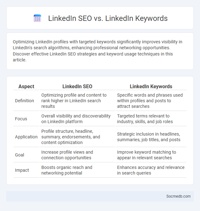 LinkedIn SEO vs. LinkedIn Keywords - What is The Difference?