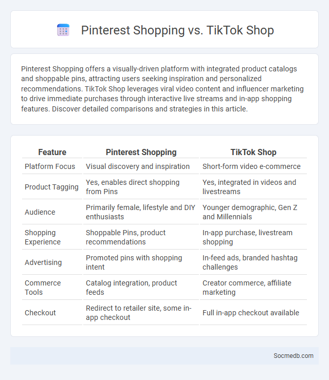 Pinterest Shopping vs. TikTok Shop - What is The Difference?