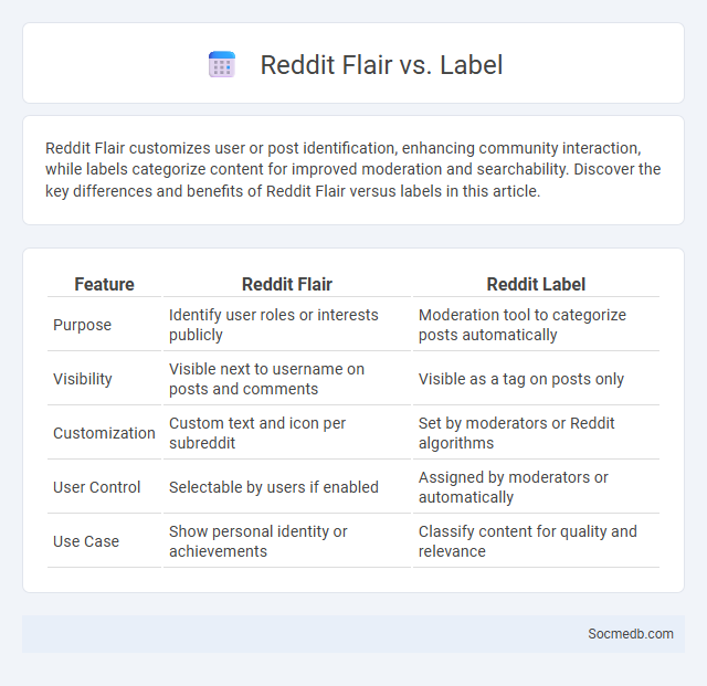 Reddit Flair vs. Label - What is The Difference?