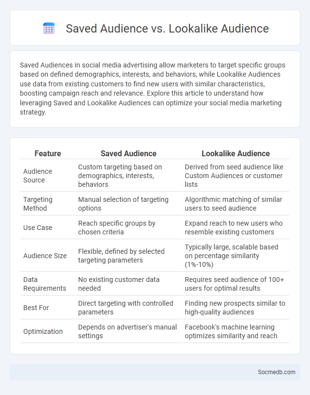 Saved Audience vs. Lookalike Audience - What is The Difference?