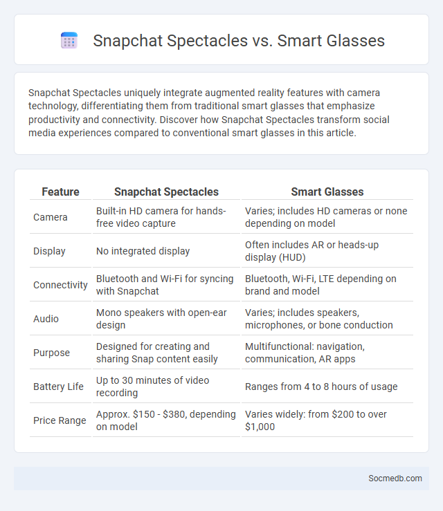 Snapchat Spectacles vs. Smart Glasses - What is The Difference?