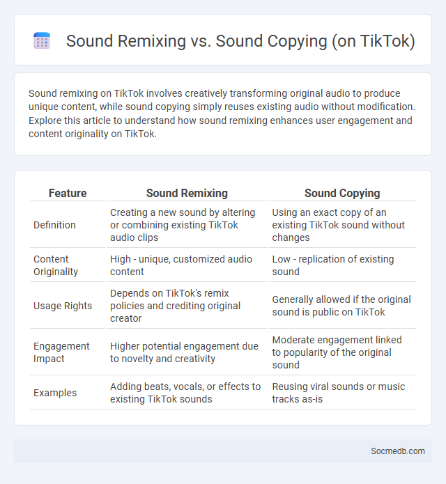 Sound Remixing vs. Sound Copying (on TikTok) - What is The Difference?