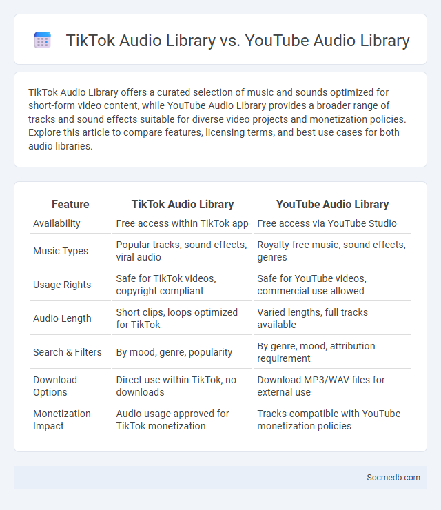 TikTok Audio Library vs. YouTube Audio Library - What is The Difference?