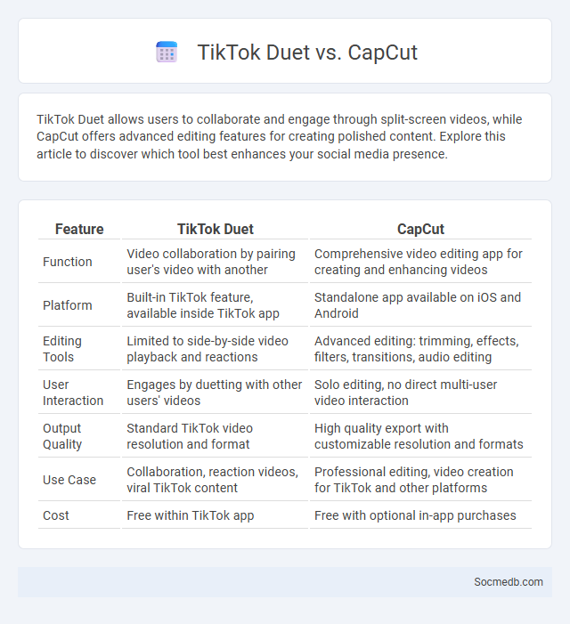 TikTok Duet vs. CapCut - What is The Difference?