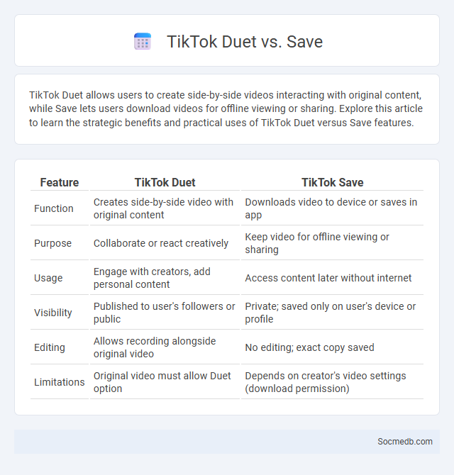 TikTok Duet vs. Save - What is The Difference?