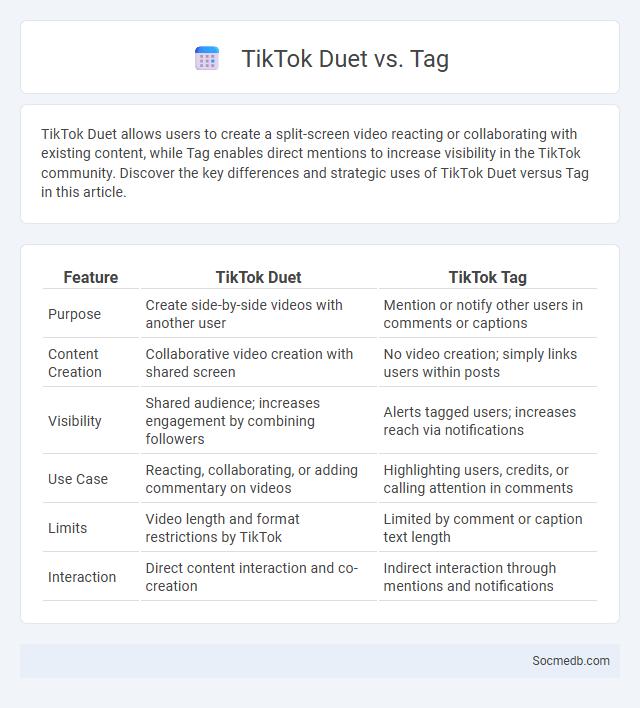 TikTok Duet vs. Tag - What is The Difference?