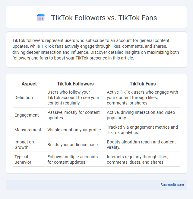 TikTok Followers vs. TikTok Fans - What is The Difference?