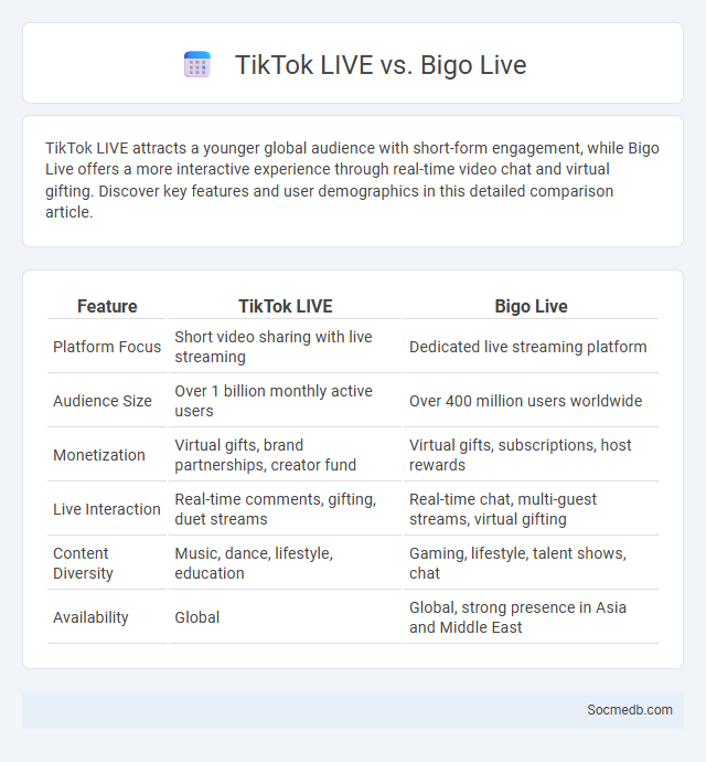 TikTok LIVE vs. Bigo Live - What is The Difference?
