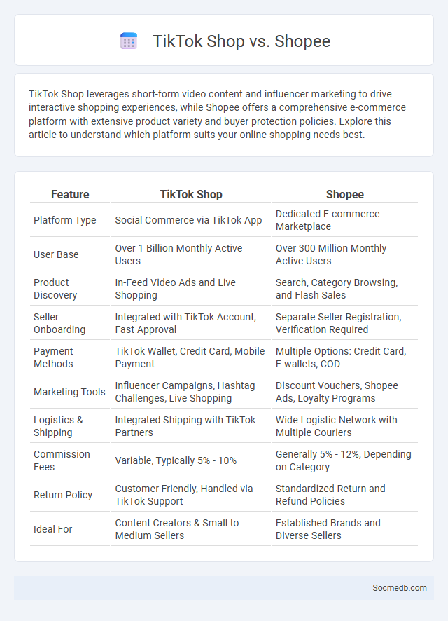 TikTok Shop vs. Shopee - What is The Difference?