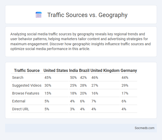 Traffic Sources vs. Geography - What is The Difference?