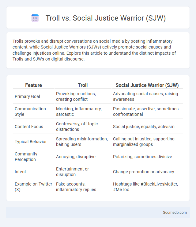 Troll vs. Social Justice Warrior (SJW) - What is The Difference?
